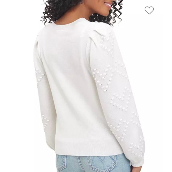 Splendid Smitten puff heart sleeve sweater - Picture 6 of 7